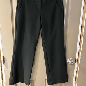 Loft Women's Black Wide-Leg Pants Size 4P